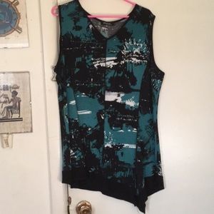 Lovely sleeveless blouse, Stretchy Material